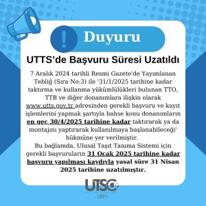 UTTS Başvuru Süresi 31 Aralık 2026’ya Kadar Uzatıldı [Kesin Bilgi] - Kapak Görseli